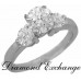 1.58 CT Women's Round Cut Diamond Engagement Ring